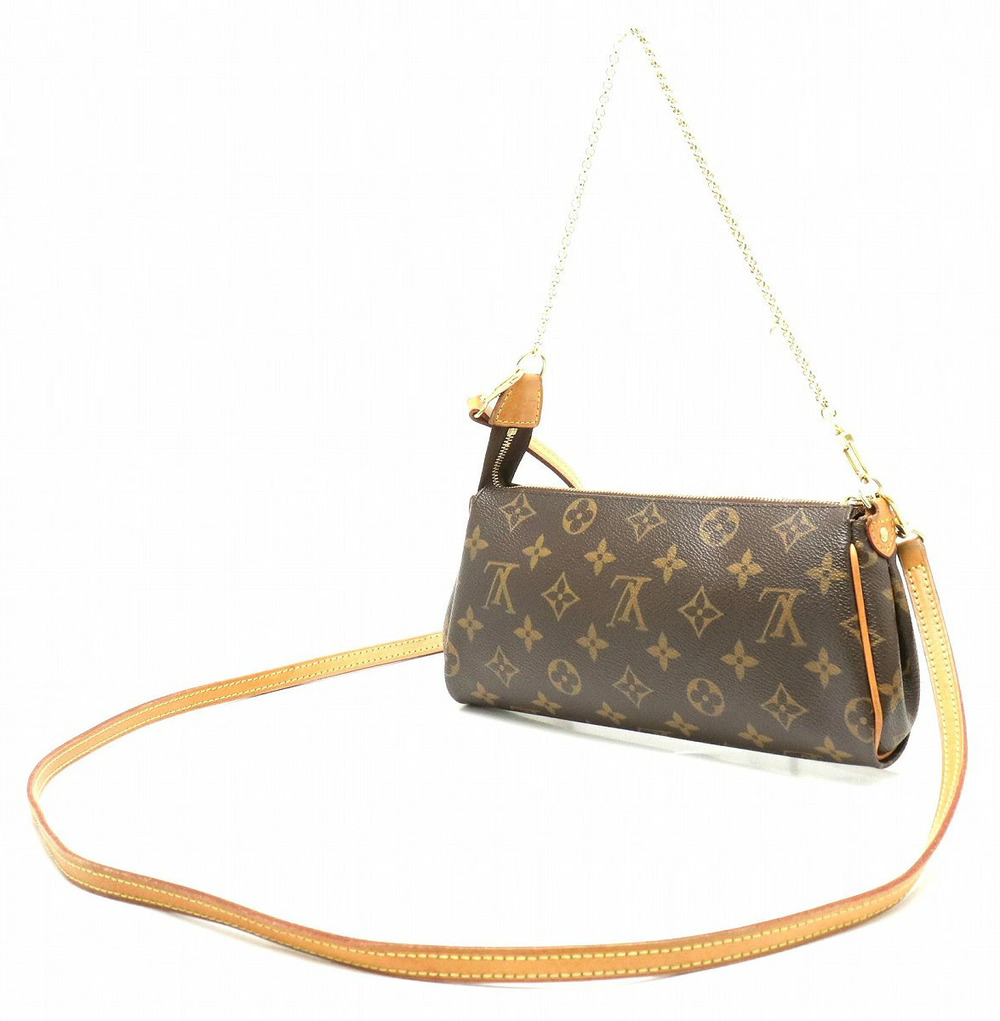 Louis Vuitton Eva Monogram Clutch s Crossbody Accessory Bag Shoulder Brown